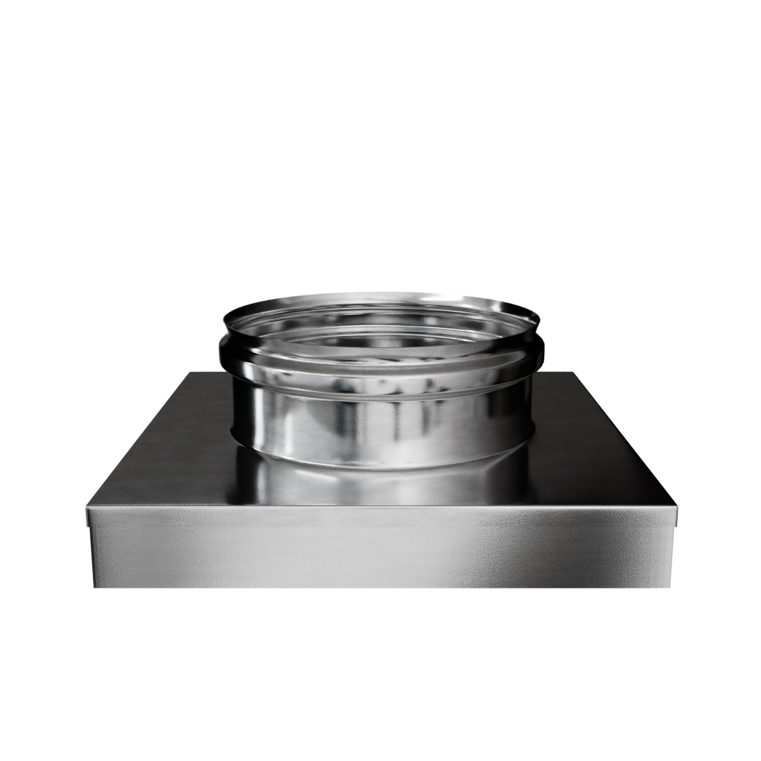 Riduttore Per Canna Fumaria In Acciaio Inox – Adattatore Da 120mm A 50mm Per Tubi Stufa E Sistemi Di Riscaldamento